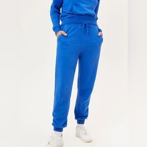 Frankie’s Bikinis Sweatpants Joggers Womens Large Blue